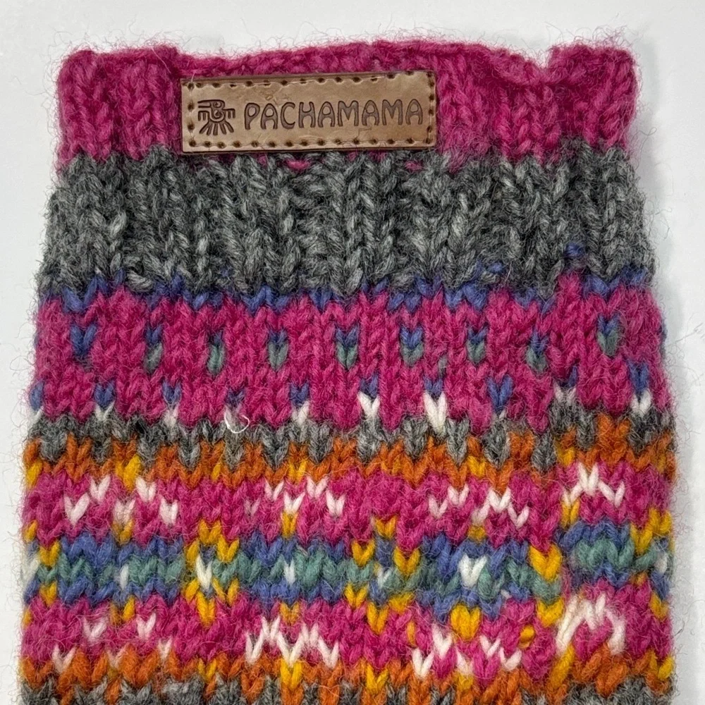 Pachamama Knitwear Wool Leg Warmers | Fair Isle | Handmade